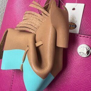 Fossil Brand Horse Purse Charm